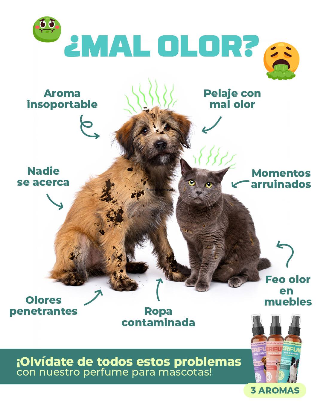 Perfume para Macotas / Neutralizador de olores